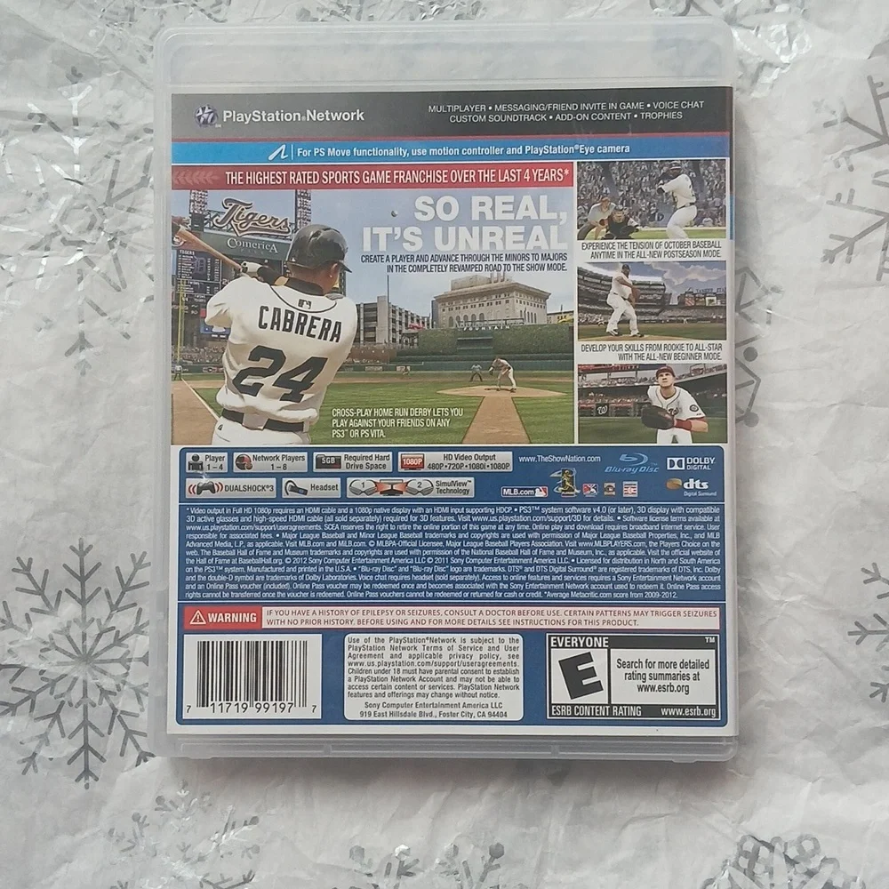 🍊3/$15🍊 MLB 13 PS3 Game